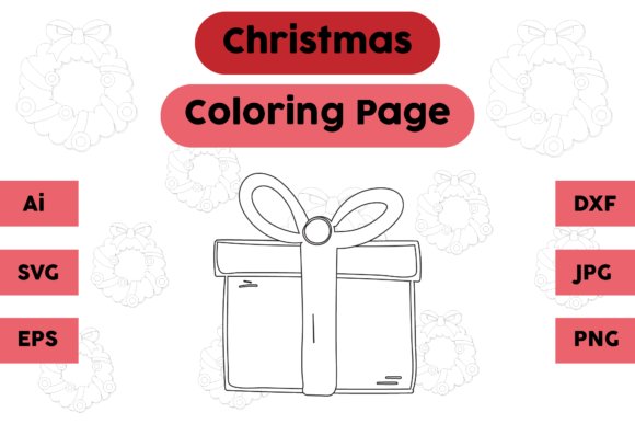 Christmas Coloring Page - Gift 12