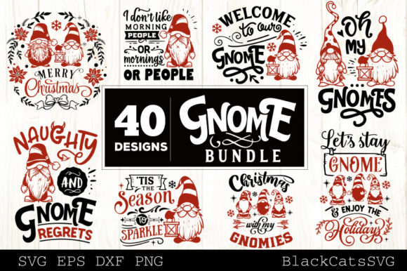 Christmas Gnome Bundle for Crafts