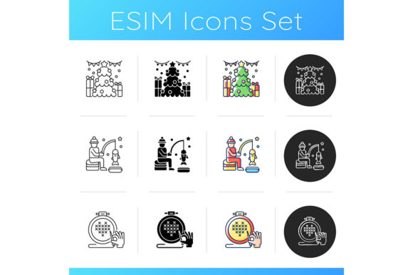 Christmas Icons for Seasonal Design