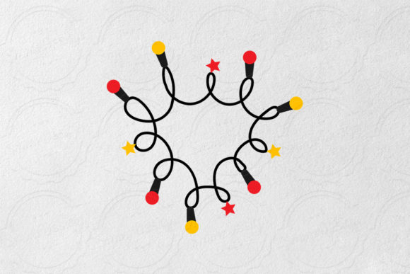 Christmas Light SVG for Crafts