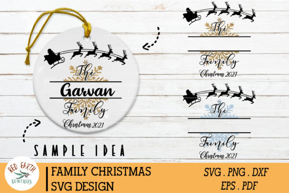 Christmas Monogram Frame for Crafts