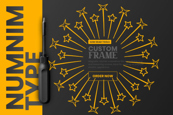 Christmas Star Firework Circle Frame for Crafts