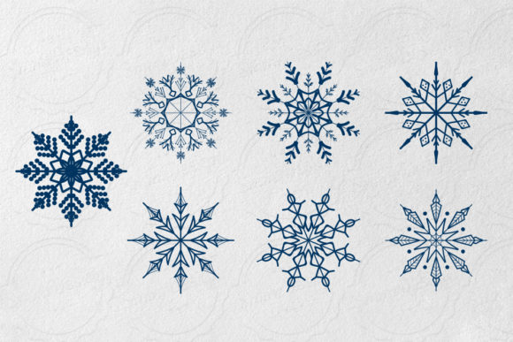 Christmas Winter Snowflake Set