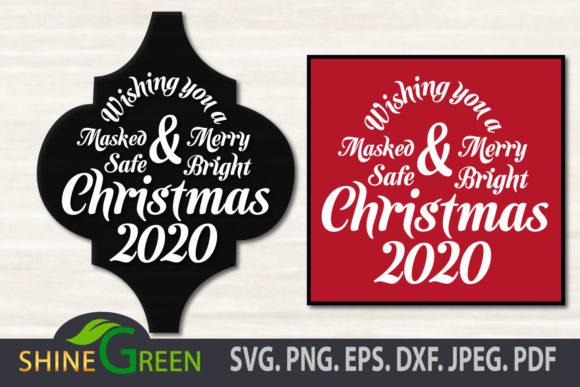 Merry Christmas 2020 Ornament Arabesque Crafts