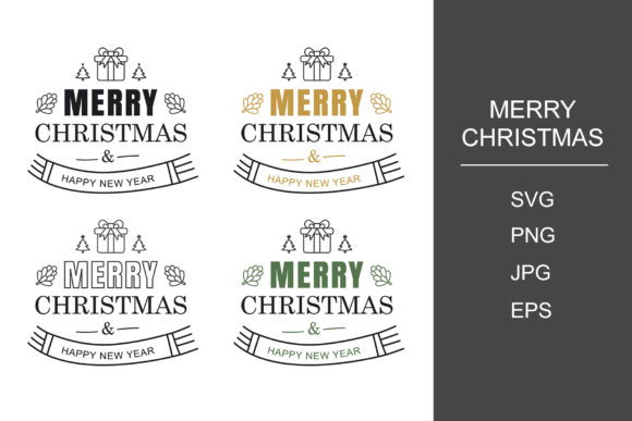 Merry Christmas and Happy New Year 16 for Crafts
